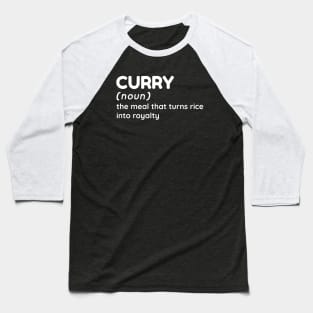 Curry - Funny Definition #2 Baseball T-Shirt